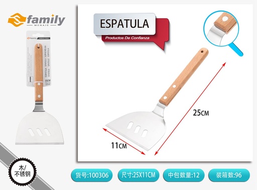 [100306] Espátula de madera para barbacoa - Utensilios de cocina
