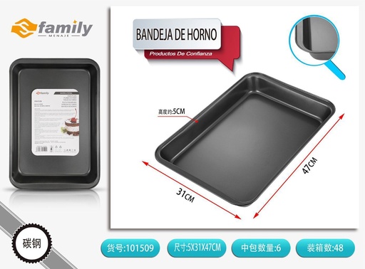 [317101509] Bandeja de horno de 47 x 31 cm - Utensilios de cocina y accesorios para repostería