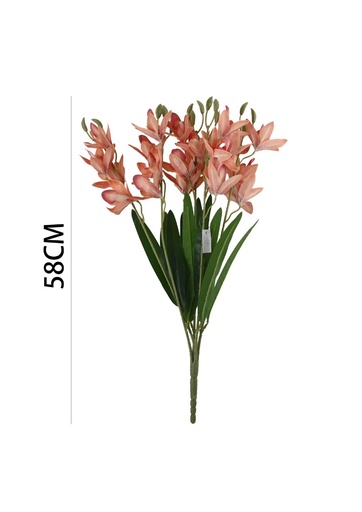 [630917NARANJA] Ramo oriental de flores artificiales - Decoraciones florales