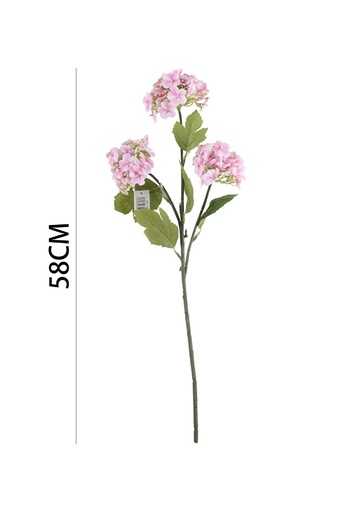 [631128ROSA] Decoración de flores - Ramal con 3 cabezas