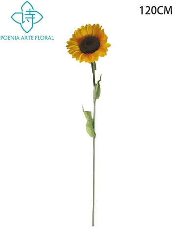 [631177-2] Flor artificial - Girasol 120 cm - Decoración floral