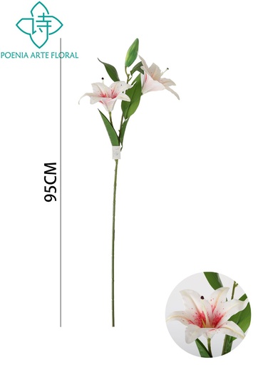 [631304肉粉] Ramo de flores artificiales 3D - Decoración