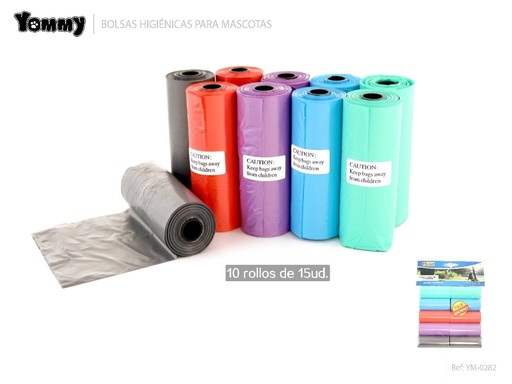 [YM0282] Bolsa de excrementos 10x15cm - Accesorios para mascotas