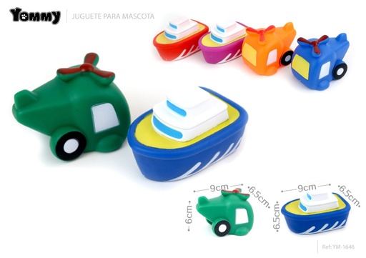 [YM1646] Juguete de vinilo para mascotas 9.5*6.5*6cm/9*6.5*6.5cm - Juguetes para mascotas