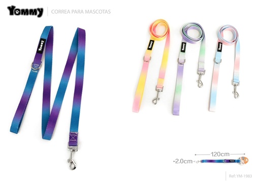 [YM1983] Correa para mascotas 2x120 cm - Accesorios de mascotas