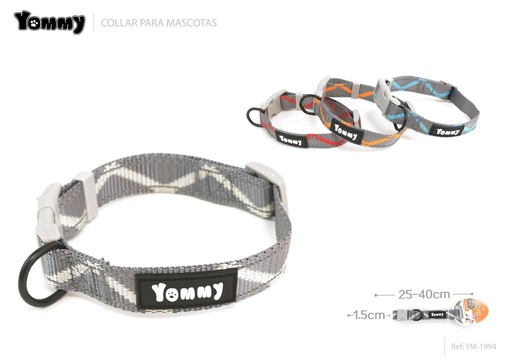 [YM1994] Correa para mascotas 1.5*25-40 cm - Accesorios de nylon