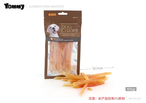 [YM2071] Snack para mascotas en forma de anillo de cristal 12.7cm 100g