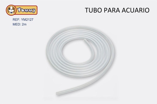 [YM2127] Tubo de goma para acuarios con burbujeador 2m