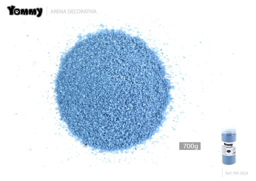 [YM3024] Arena amarilla decorativa para acuarios 700g - Decoración para acuarios