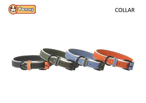 [YM4932] Collar de PU sencillo para mascotas 1.5cm