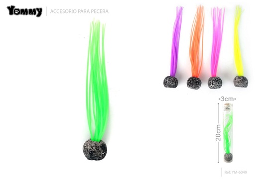 [YM6049] Decoración de silicona para acuarios 3*3*20 - Decoración de acuarios