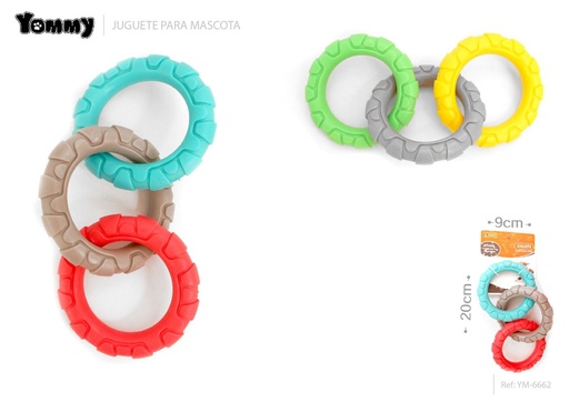 [YM6662] Juguete TPR interactivo 20*9 cm - Juguete para mascotas