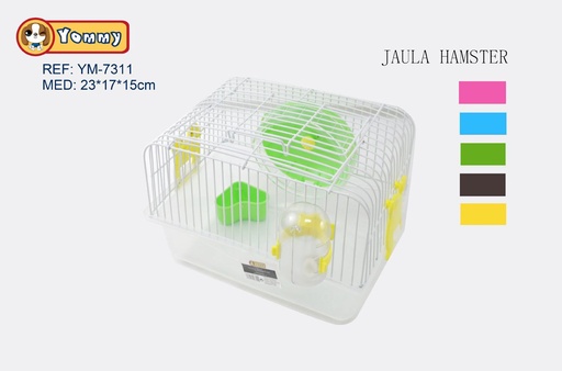 [YM7311] Caja para hámster 23x17x15 cm - Accesorios para mascotas