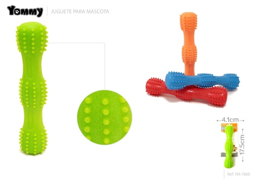 [YM7860] Juguete goma para mascotas 17.5*4.1 cm - Juguetes para mascotas