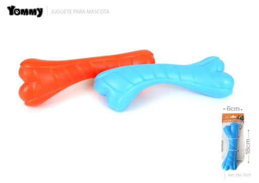 [YM7870] Juguete de goma en forma de hueso 18*6 cm - Juguetes para masticar ingredientes