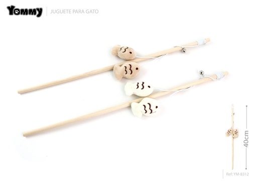 [YM8312] Juguete pez para gato 40cm - Juguetes para gatos