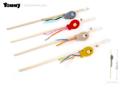 [YM8313] Juguete pez para gato 40cm - Juguetes para gatos