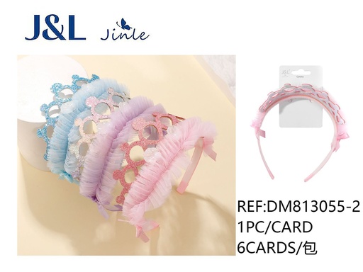 [DM813055-2] Diadema para niñas con diseño de corona