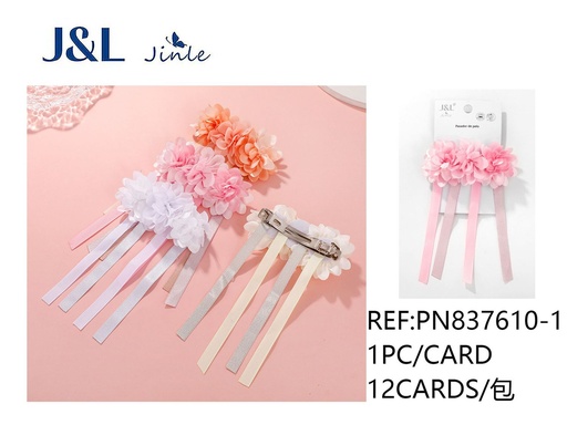 [PN837610-1] Pinza de flores con primavera - Accesorios de cabello