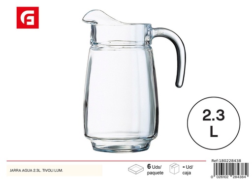 [180228438] Jarra de agua TIVOLI 2.3L - Botellas y jaras de vidrio y cerámica