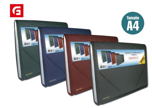 [202204865] Clasificador A4 caja mate - Material de oficina