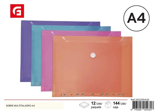 [202205435] Carpeta multitaladro A4 - Material de oficina
