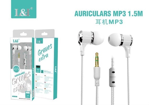 [186071871] Auricular sin micrófono 1.5m BL-703 para audio y música