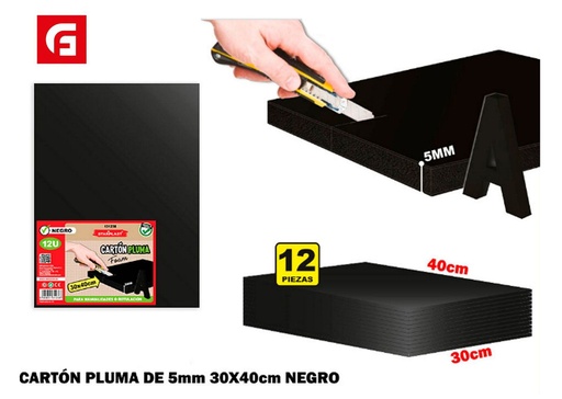 [154431238] Cartón pluma gro 5 mm - Material para manualidades 