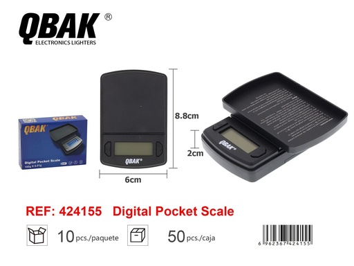 [141242415] Báscula digital QBAK 424155 para peso y medidas