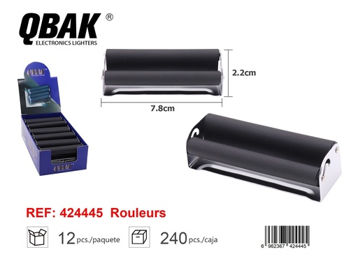 [141242444] Máquina de enrollar cigarrillos QBAK 424445 - Accesorios de fumador