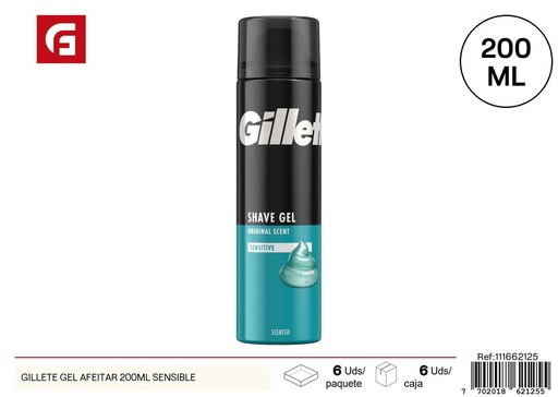 [111662125] Gel de afeitar Gillette 200ml sensible para cuidado personal