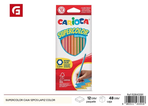 [A003993] Lápiz color Supercolor caja 12 pcs - Material escolar y lápices de color