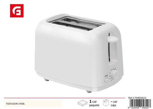 [170905622] Tostador 2 rebanadas - Electrónica de cocina