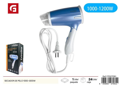 [170127061] Secador de pelo 1000-1200W - Electrónica