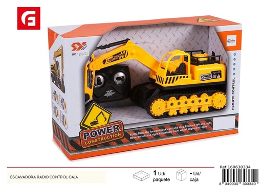 [160630334] Excavadora R/C caja - Juguetes