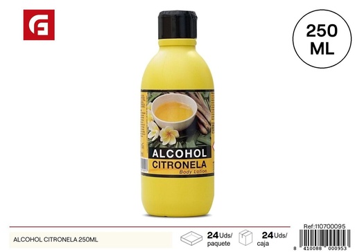 [110700095] Alcohol de citronela 250ML - Productos de limpieza