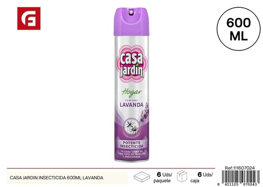 [111607024] Insecticida casa jardín 600ml lavanda - Limpieza y cuidado del hogar