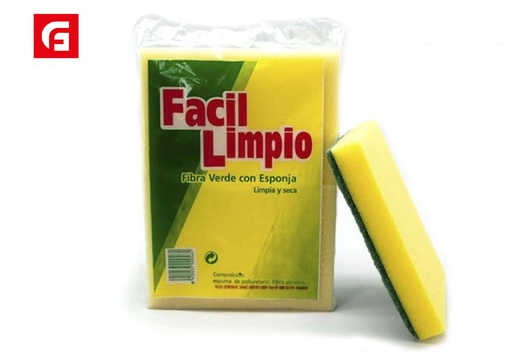 [112800046] Lote de 2 esponjas para lavar - Artículos de limpieza