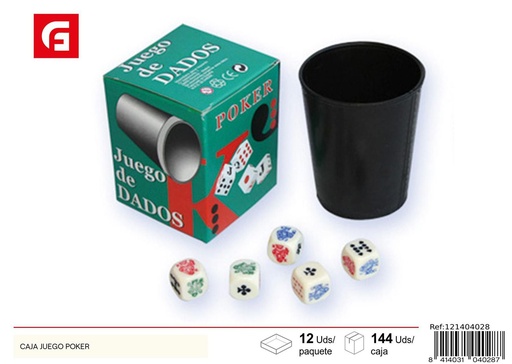 [121404028] Caja juego de póker - Juguetes de mesa y juegos