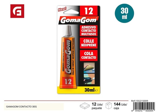 [155215009] Goma Gom Nº12 adhesivo contacto multiusos 20 ml - Material para manualidades