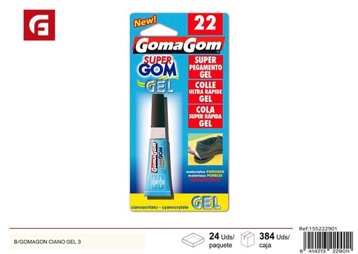 [155222901] Gomagom pegamento B CIANO GEL - Artículos de manualidades