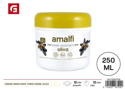 [110207519] Crema hidratante tarro 250ml oliva - Cuidado de la piel