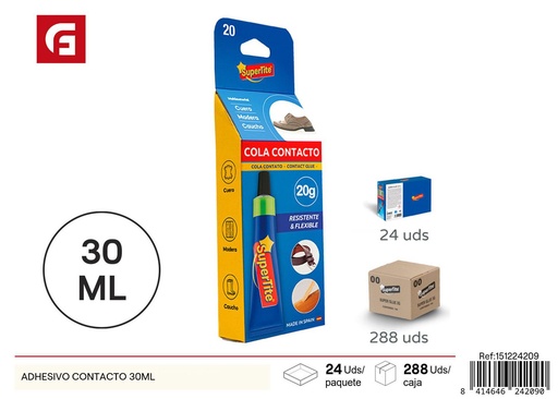 [A002472] Adhesivo de contacto 30ml - Materiales para bricolaje