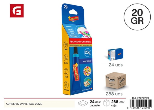 [A002478] Adhesivo universal 20 ml - Herramientas de manualidades