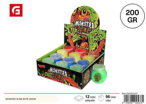 [204592537] Monster Slime bote 200gr para juegos y creatividad