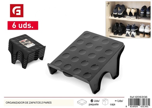 [120163136] Organizador de zapatos para 2 pares - Accesorios para el hogar