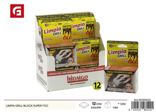 [201008122] Limpia grill block Super Foc - Productos de limpieza y estropajos