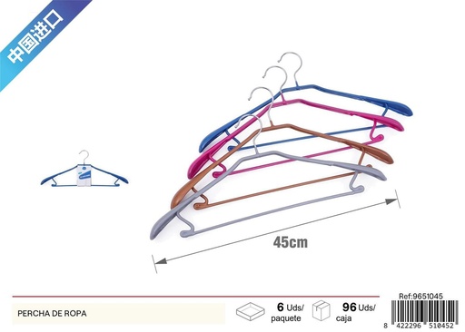[9651045] Percha de ropa mixta - Organización del hogar