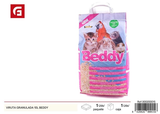 [300200015] Viruta granulada 10L Beddy para mascotas