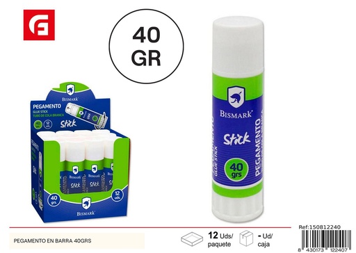[150812240] Pegamento en barra 40g - Manualidades y productos de oficina